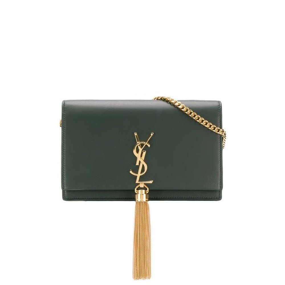 *SOLD* NWT Saint Laurent Kate tassel chain wallet